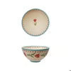 Floral Stamped Bowl, 8"