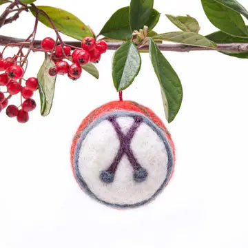 Felt Drum Ornament