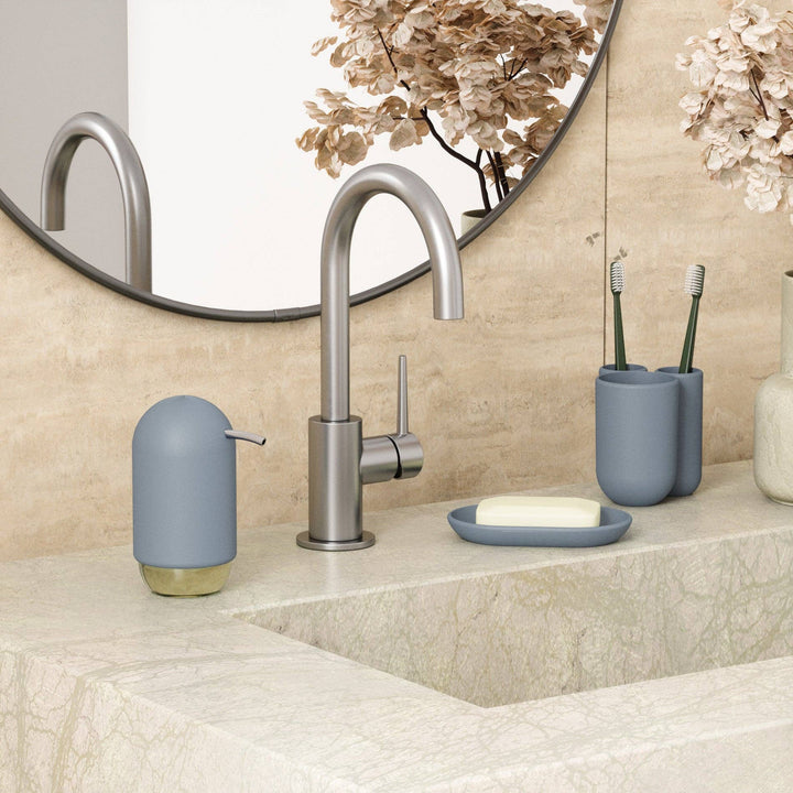 Slate Blue Touch Organizer / Toothbrush Holder