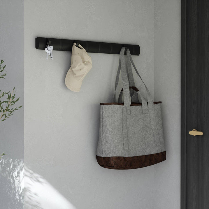 Natural & Nickel Flip 8 Wall Hook