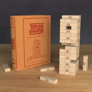 Jenga | Vintage Bookshelf Edition