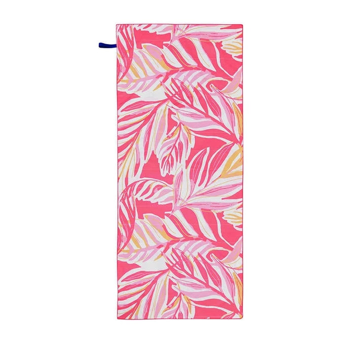 Pink Flamingo Reversible Beach Towel