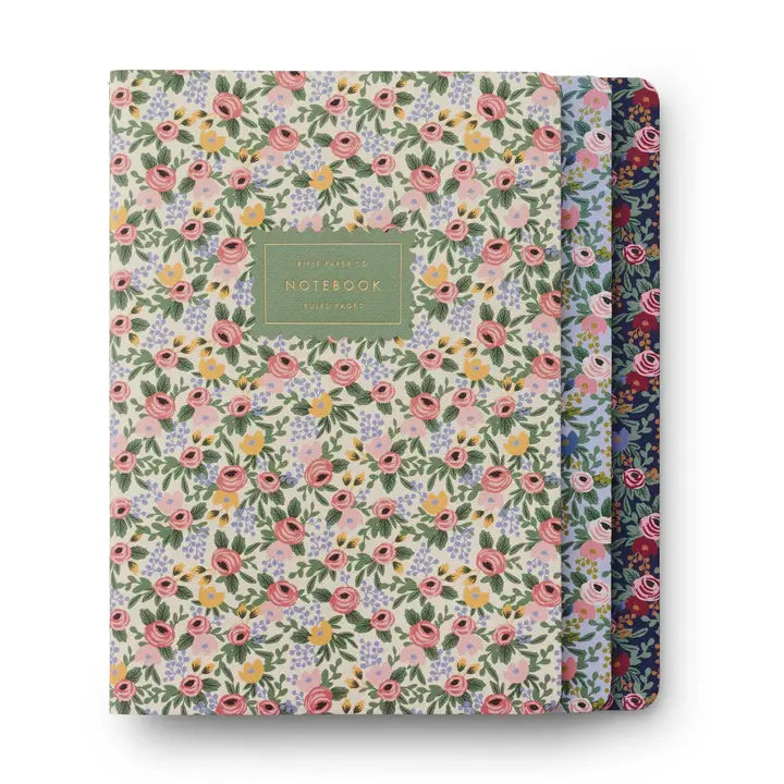 Rosa Notebooks, Assorted Set Of 3