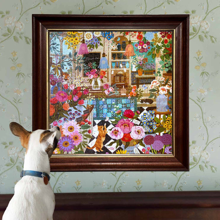 English Flower Shop Puzzle, 1000 Pieces