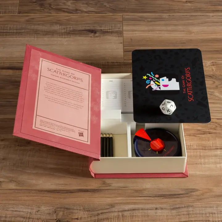 Scattergories | Vintage Bookshelf Edition