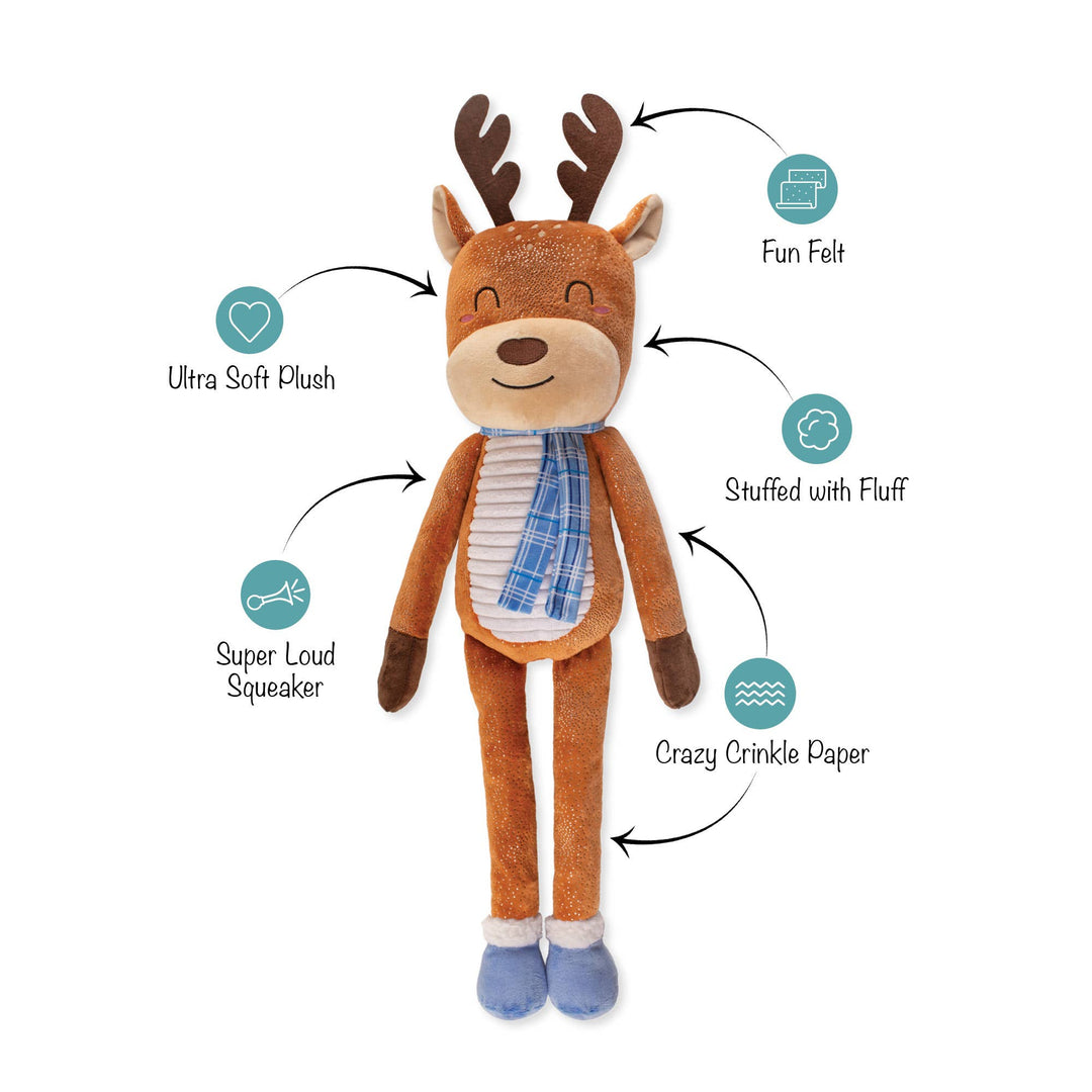 Dashing Around Plush Dog Toy