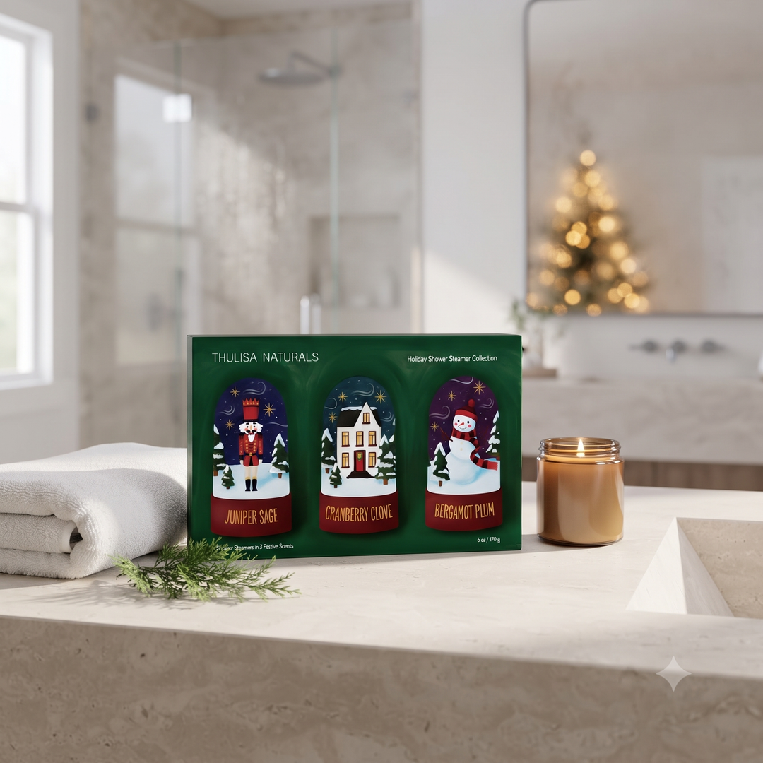 Snow Globe Shower Steamers Gift, Set Of 3