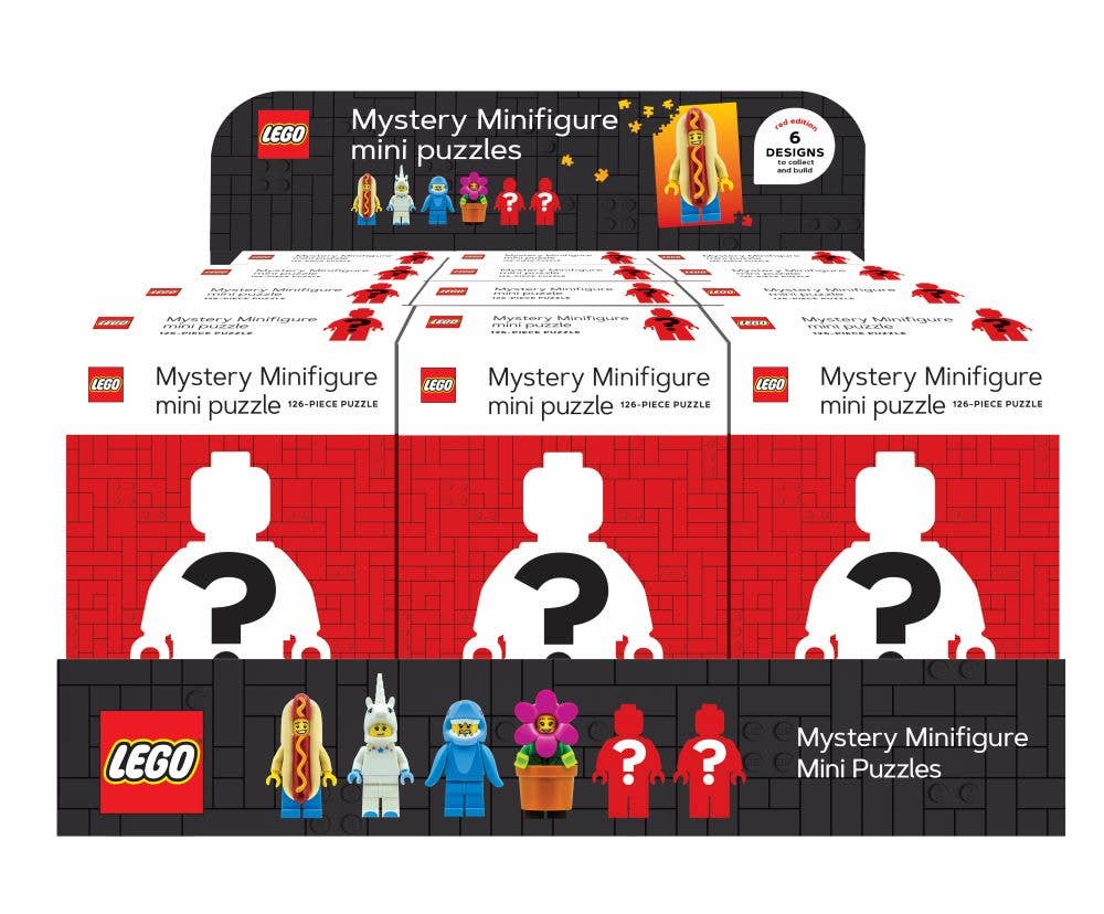 Red Edition: LEGO Mystery Minifigure Puzzles