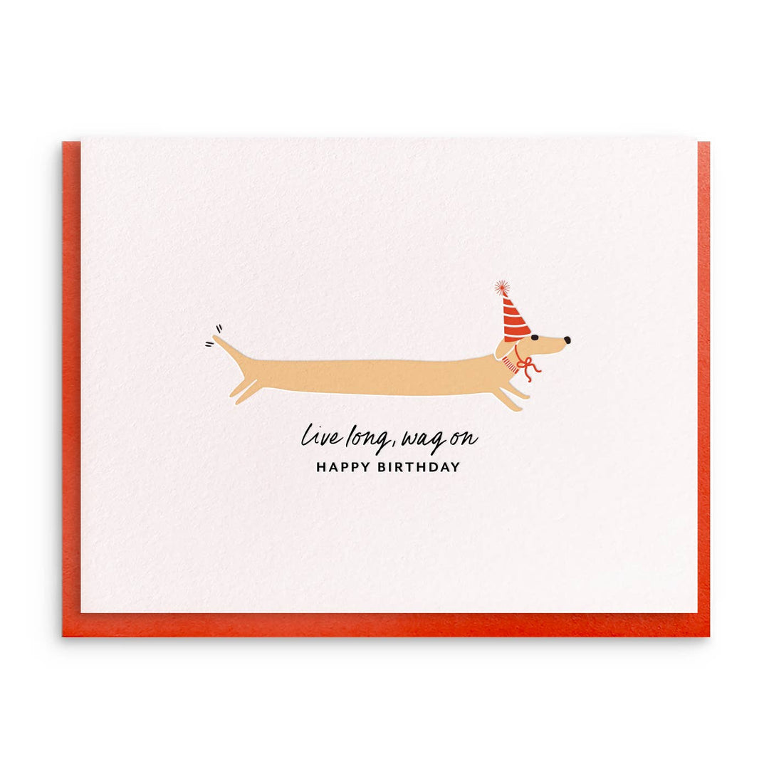 Wag On Birthday Dog Card