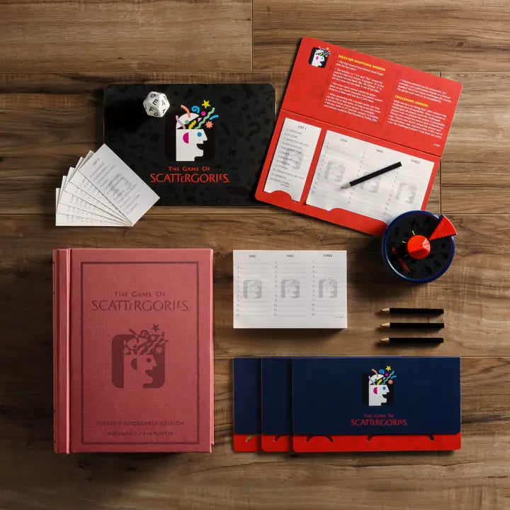 Scattergories | Vintage Bookshelf Edition