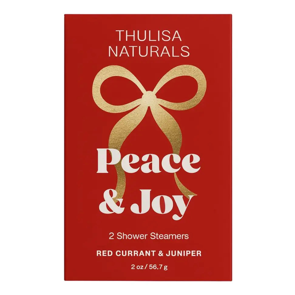 Red Currant + Juniper Peace & Joy Shower Steamers, Set Of 2