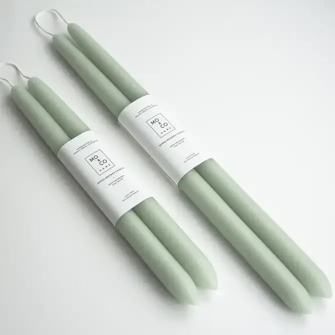 Beeswax Dipped Taper Candles