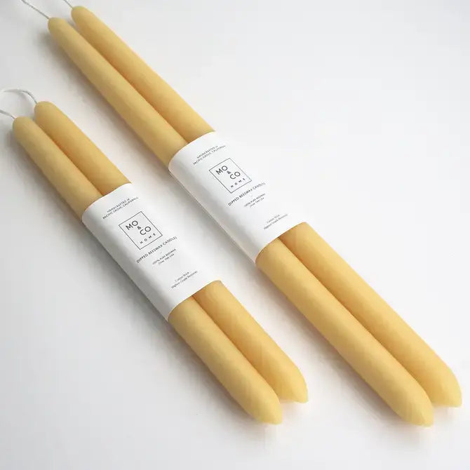 Beeswax Dipped Taper Candles