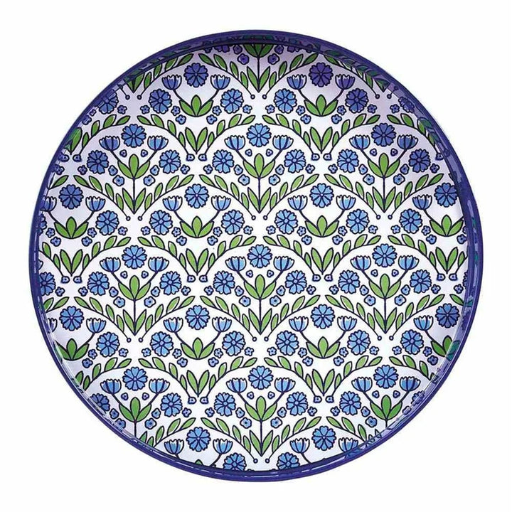 Blue Blaire 15" Round Tray