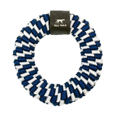Navy Braided Ring Toy, 6"