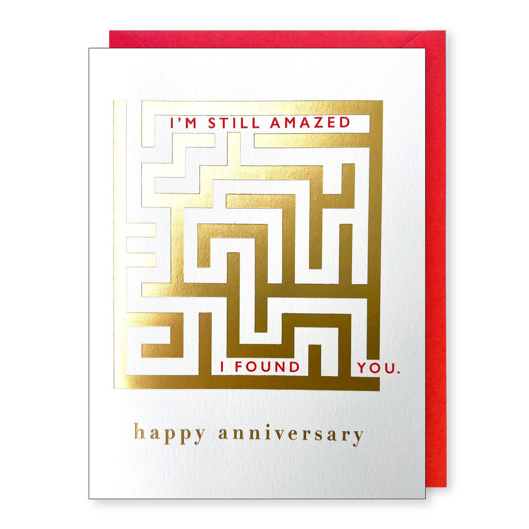 A-Mazed Anniversary Card