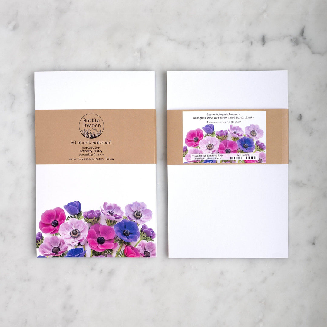 Anemone Large Note Pad