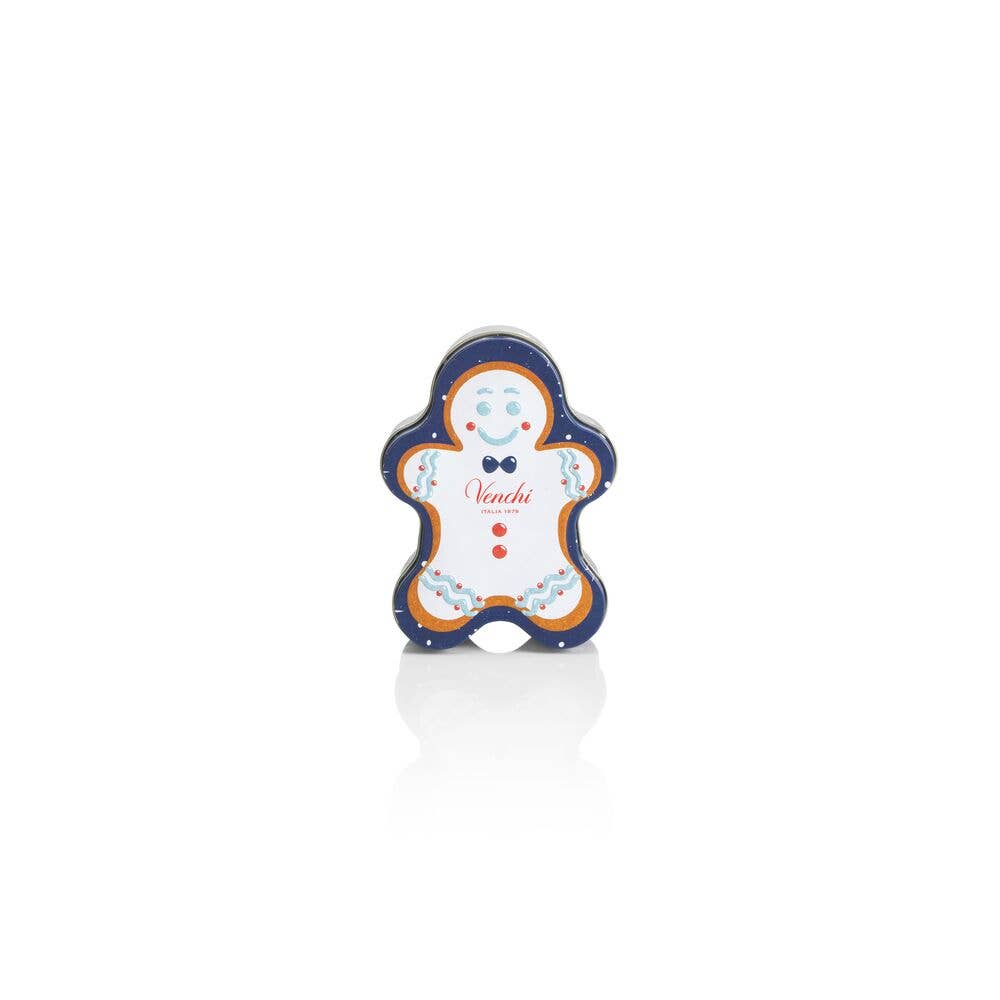 Gingerbread Man Christmas Chocolate Tin