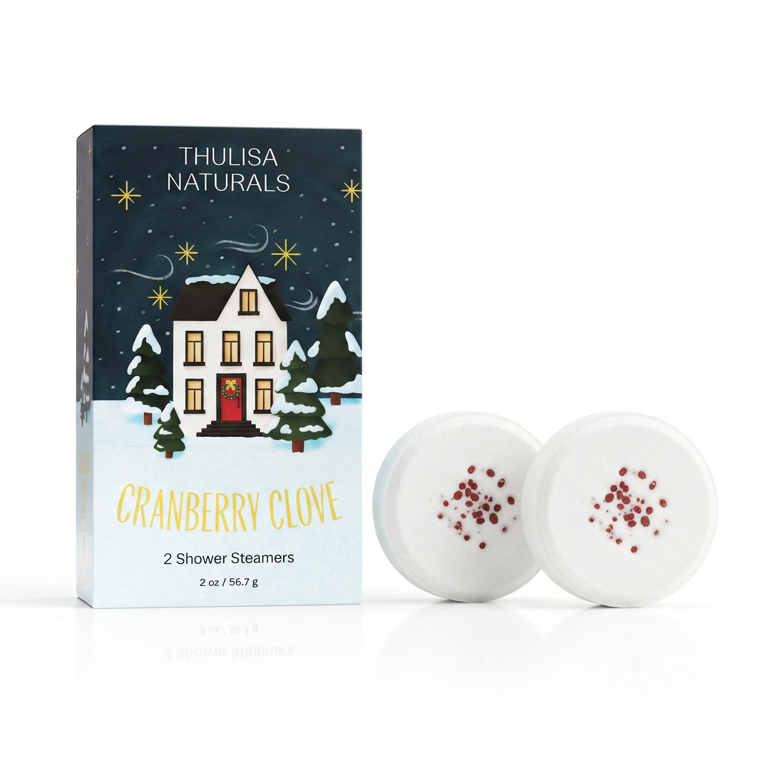 Spice Cranberry Clove Shower Steamers, Set of 2