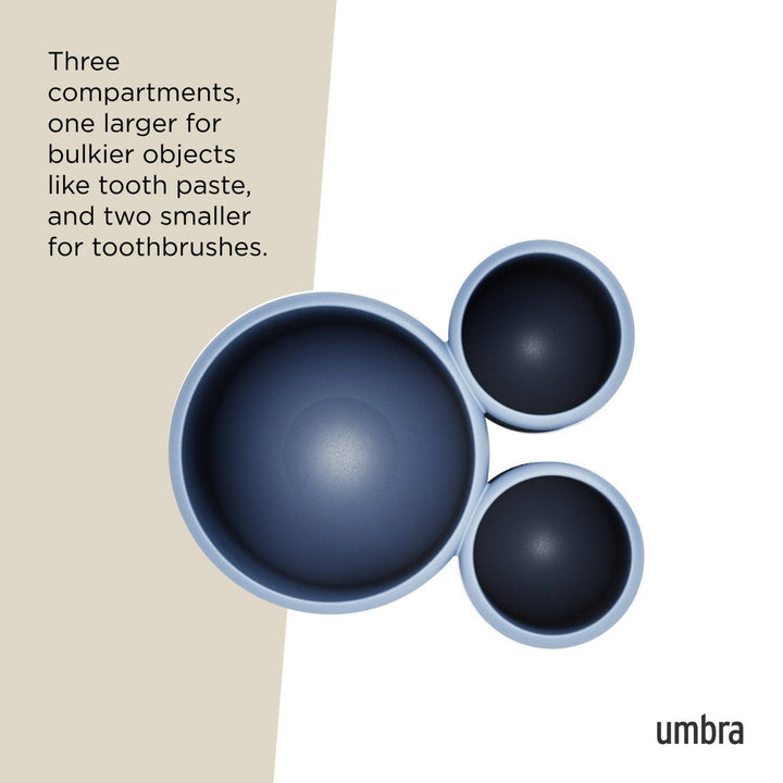 Slate Blue Touch Organizer / Toothbrush Holder