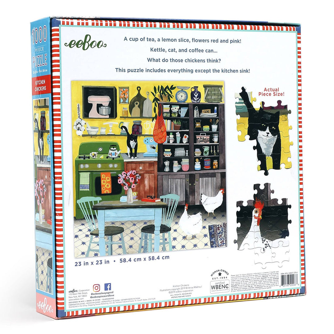 Kitchen Chickens Puzzle, 1000 Piece