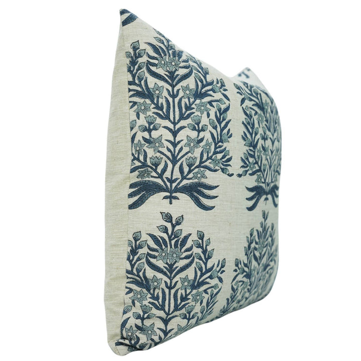 Bohemian Block Linen Blend Pillow, 20" x 20"
