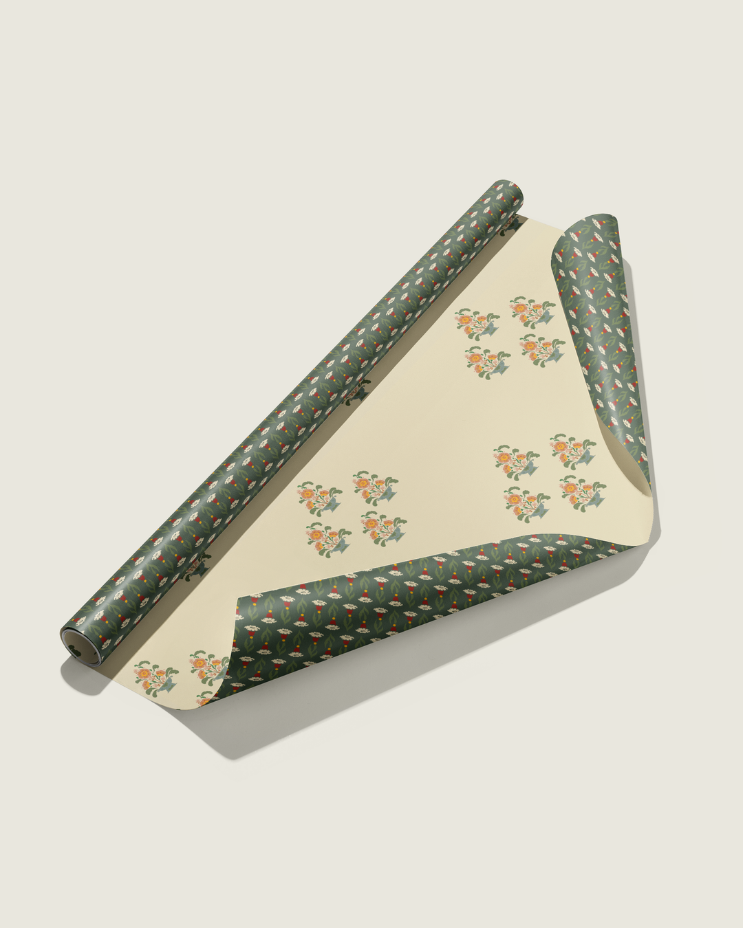 Florentine Bouquet Double Sided Gift Wrap Sheets | Roll Of 3 Sheets