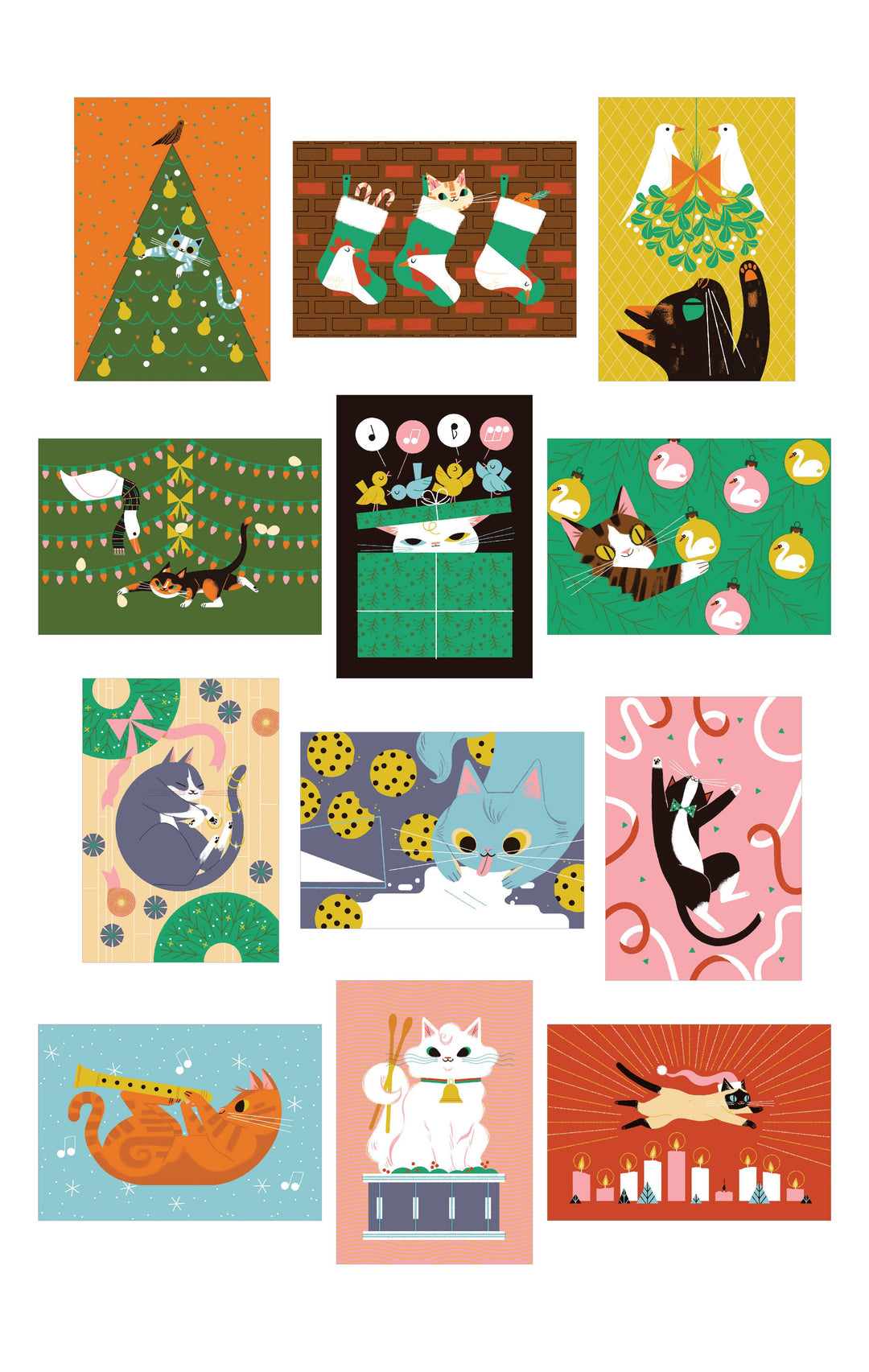 12 Puzzles in One Box: Twelve Days of Catmas
