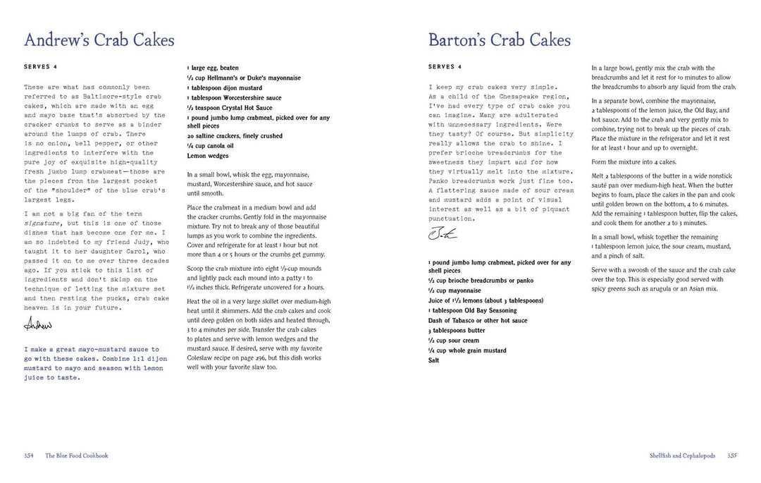 The Blue Food Cookbook