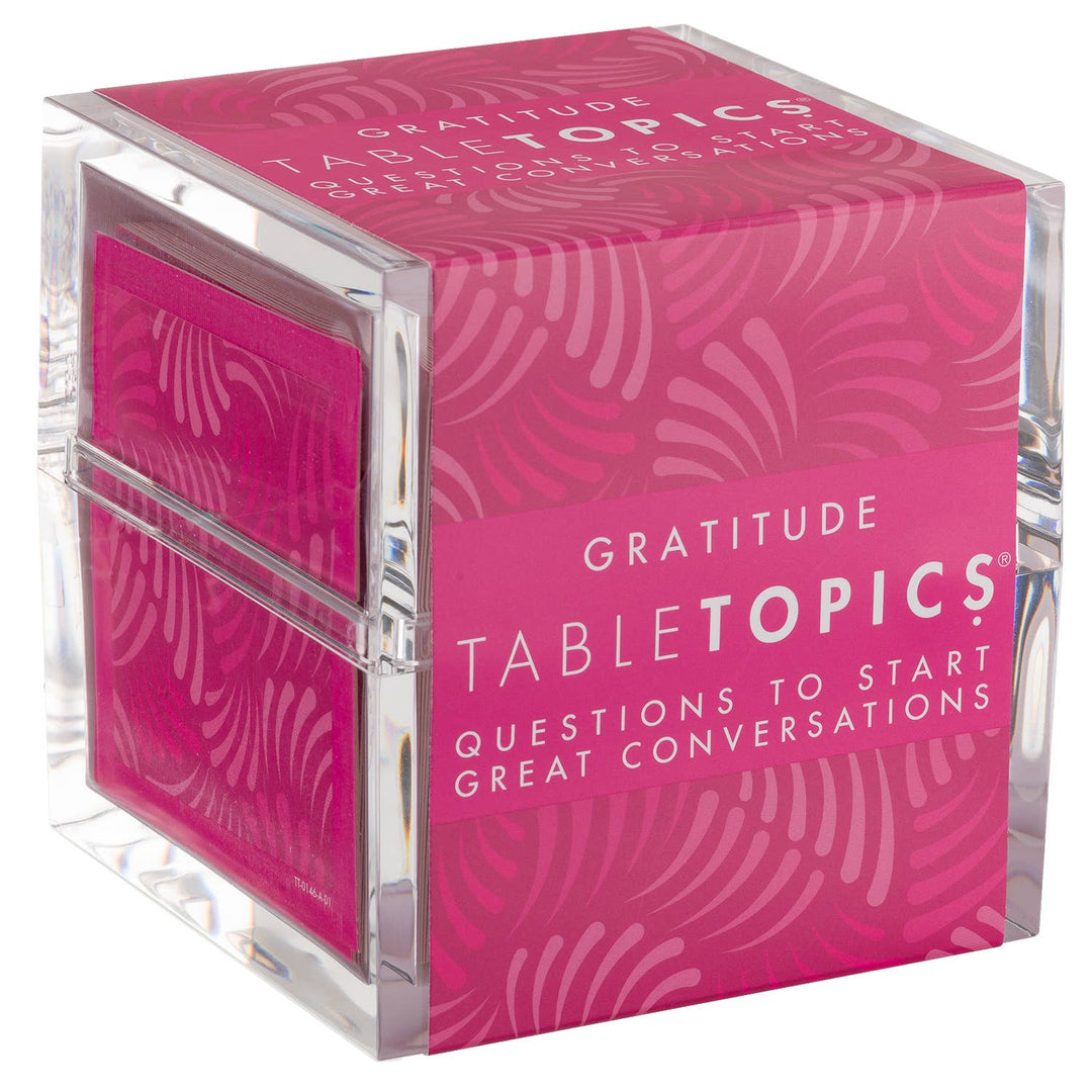 TableTopics Gratitude | Conversation Starter Question Cards
