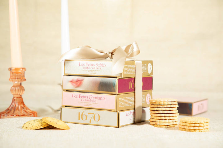 Earl Grey Tea French Shortbread Cookies, In Gift Box