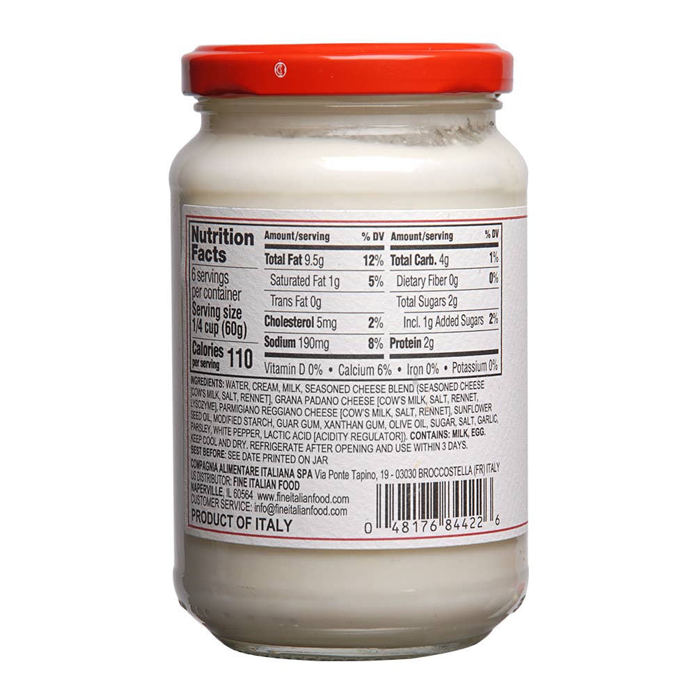 Mantova Alfredo Sauce, 12.5 Oz.