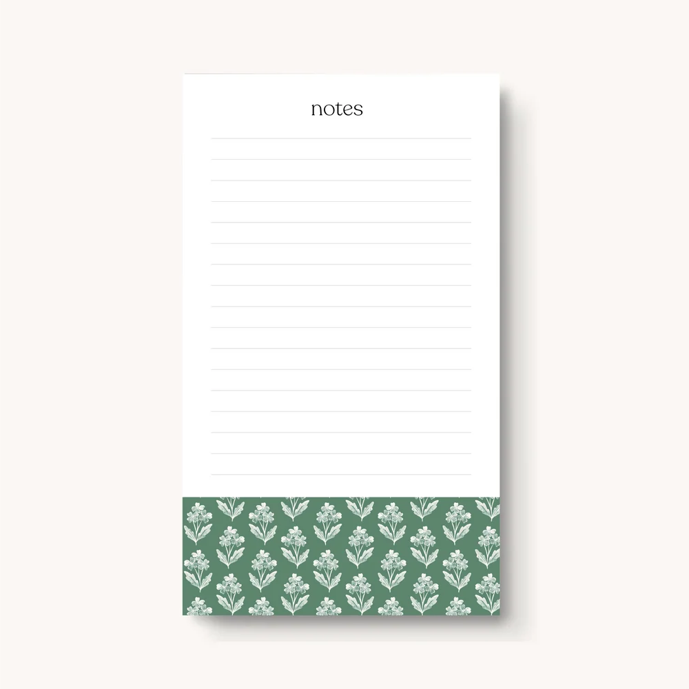 Forget Me Nots Lined Notepad