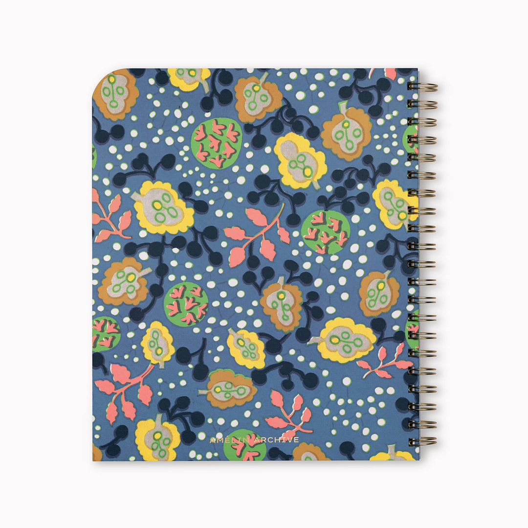 Large Spiral Notebook, Chimie Des Fleurs