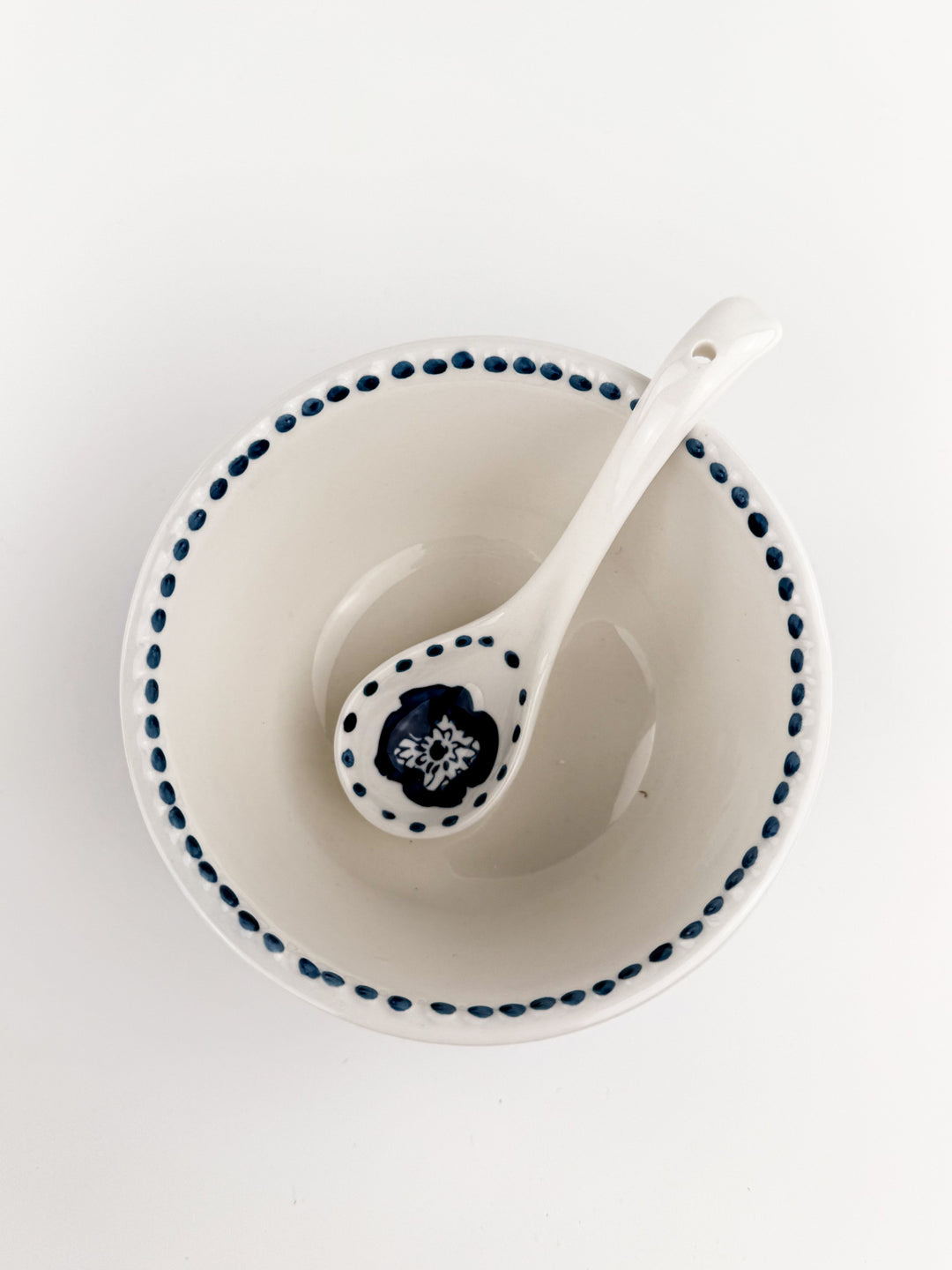 Block Print Salsa Bowl Set
