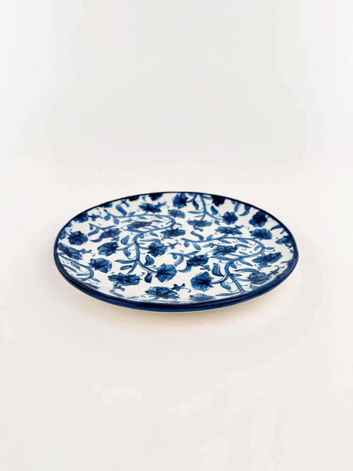 Block Print Salad Plate