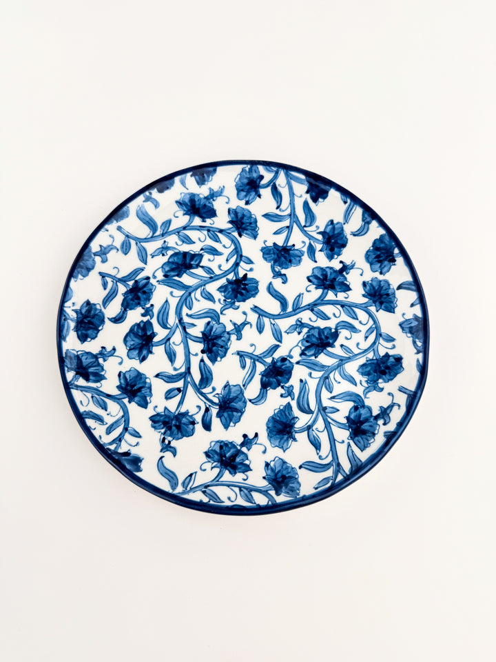 Block Print Salad Plate