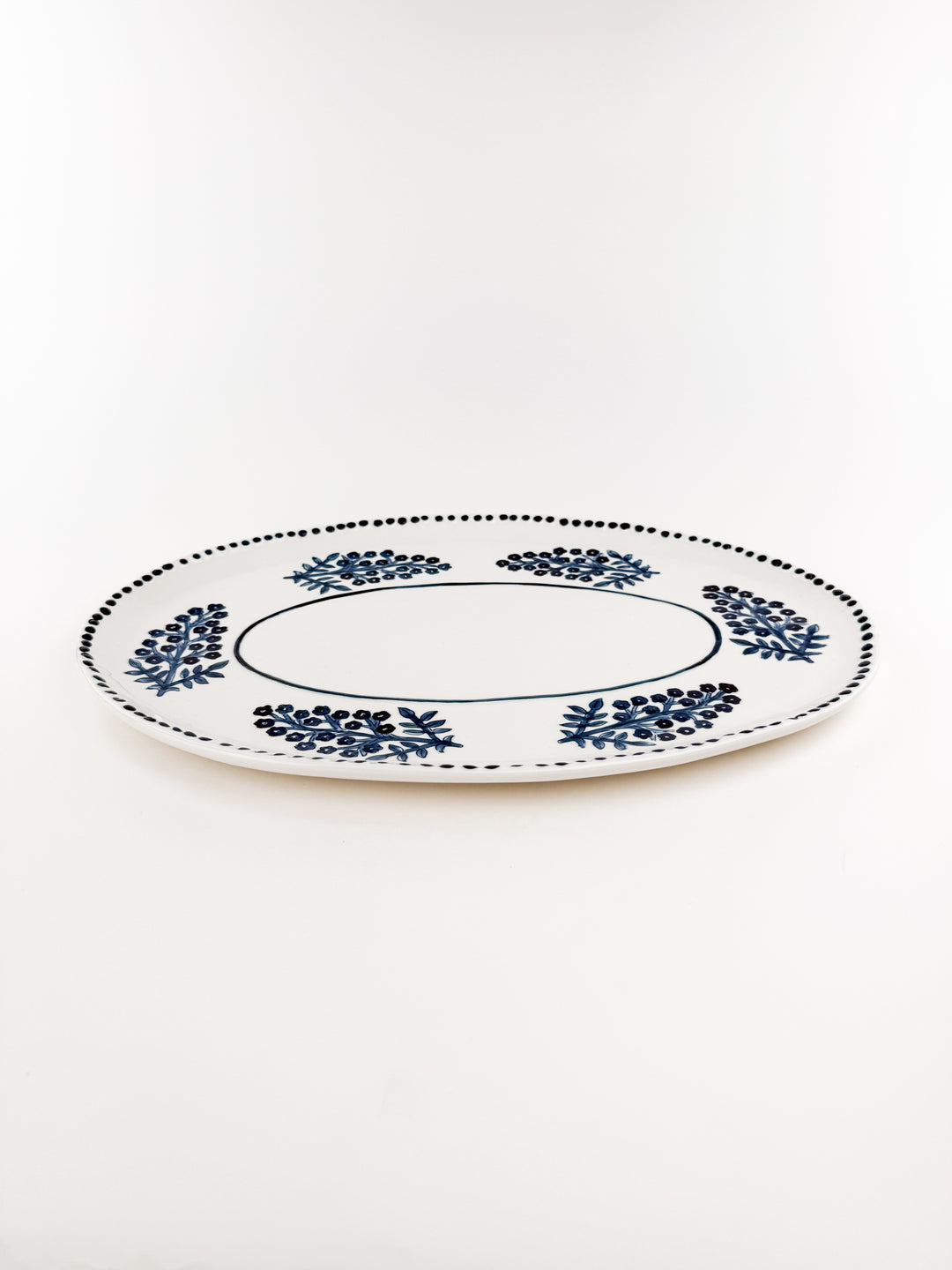 Block Print Platter
