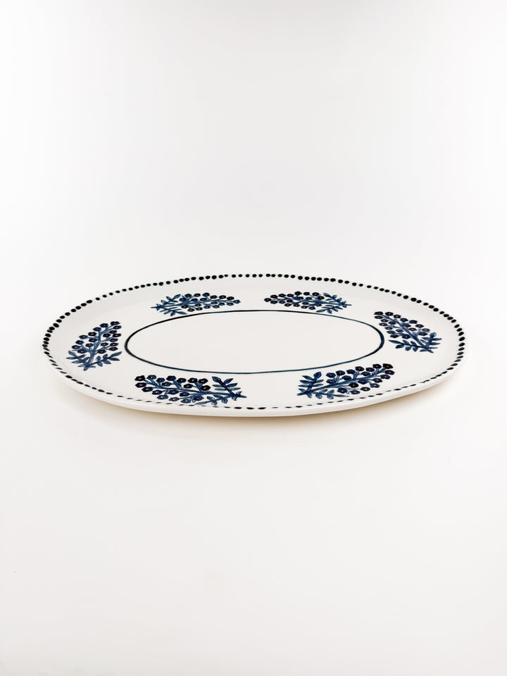 Block Print Platter