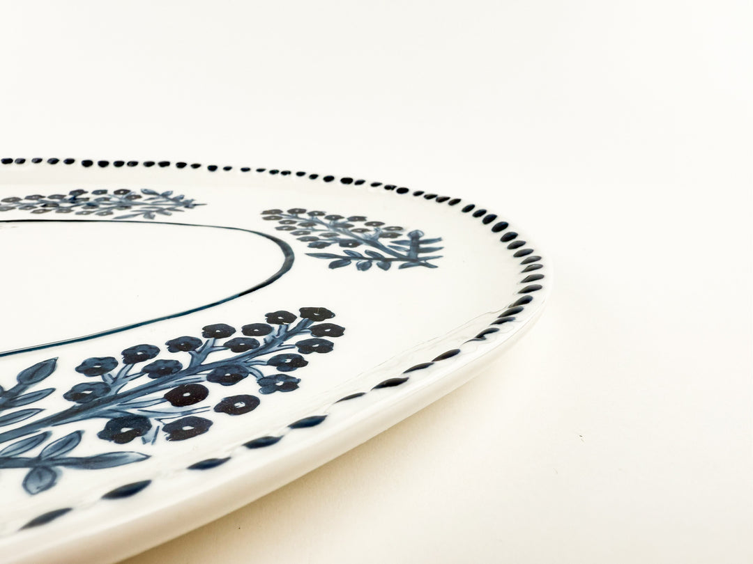 Block Print Platter