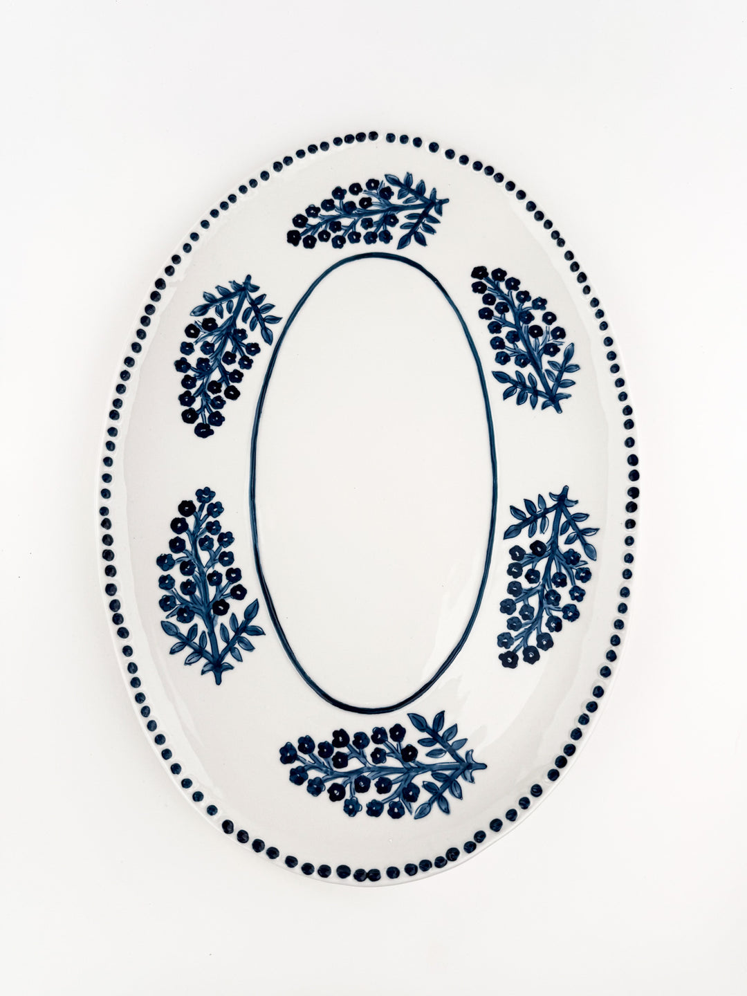 Block Print Platter