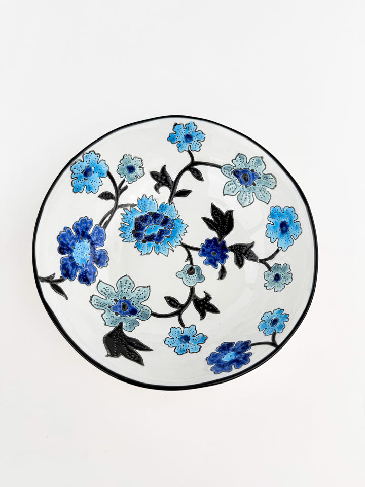 Periwinkle Vine Pattern Bowl