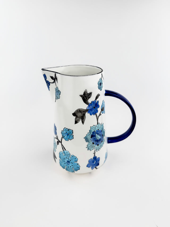 Periwinkle Vine Pattern Pitcher