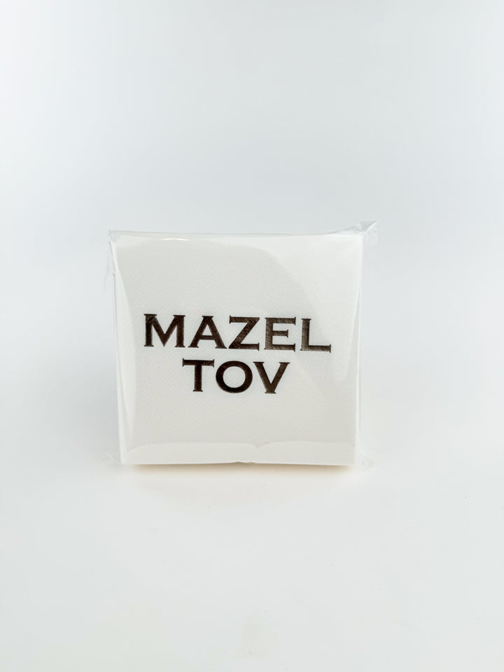 Mazel Tov Cloth-Like Cocktail Napkins