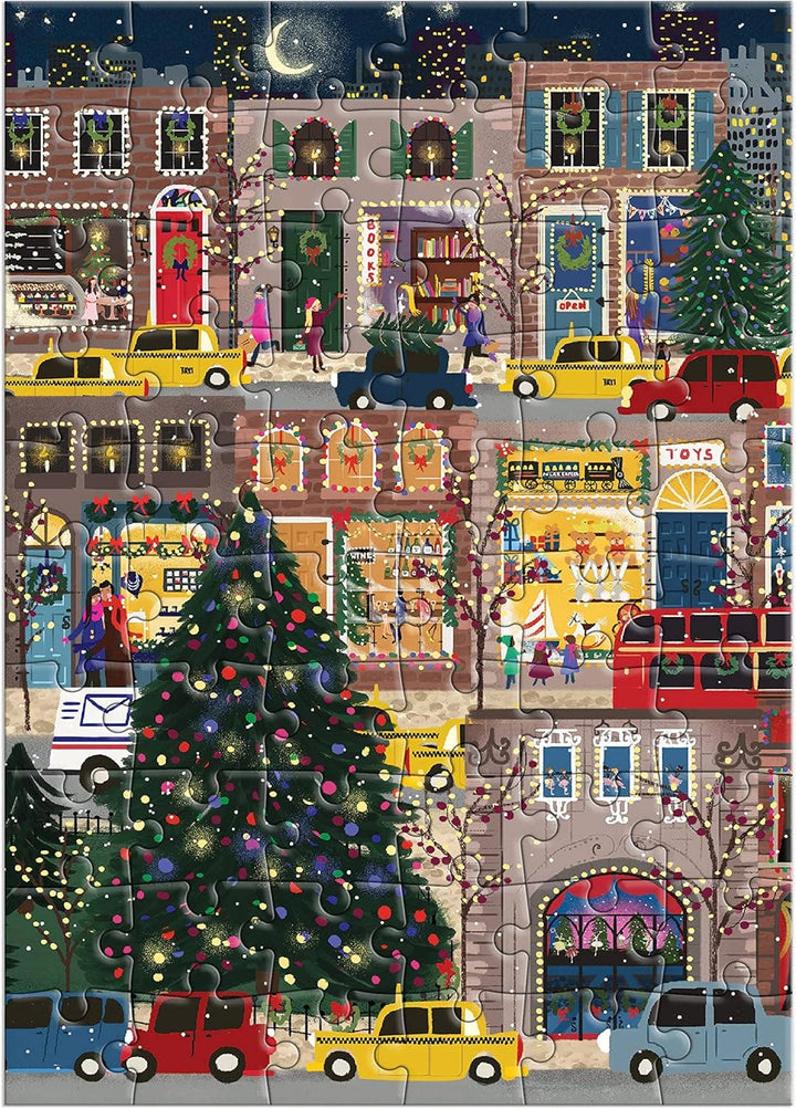 Joy Laforme Winter Lights Greeting Card Puzzle