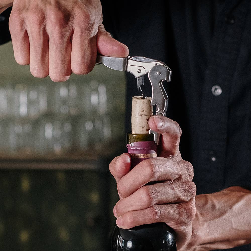 Wine Opener With Stainless Steel Handle