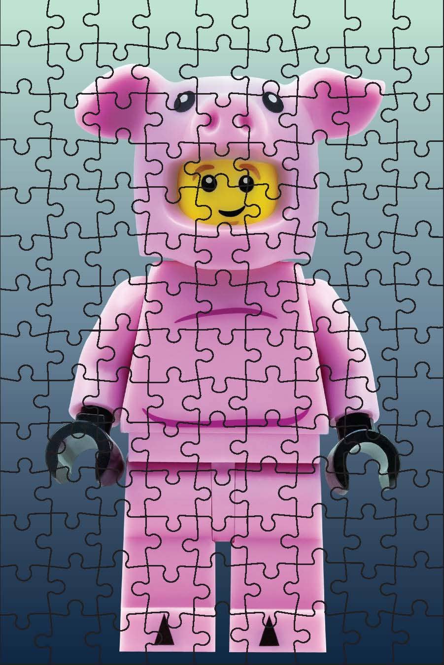 Blue Edition: LEGO Mystery Minifigure Puzzles