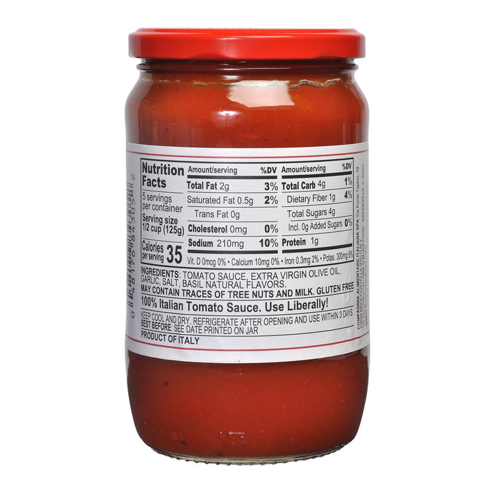 Mantova Tomato Basil Sauce, 24 Oz.