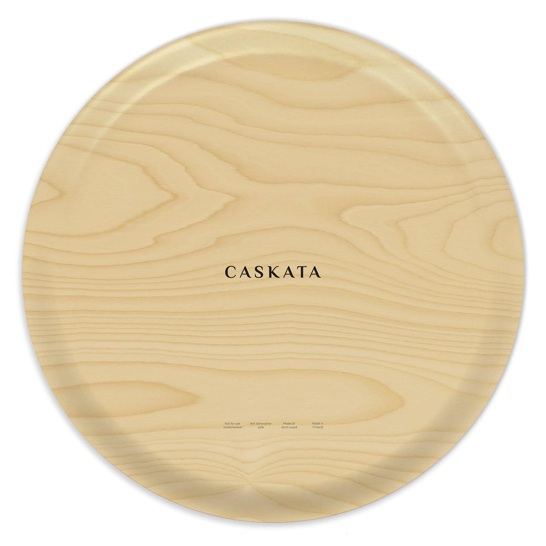 Horseshoe Crab Large Round Birchwood Tray