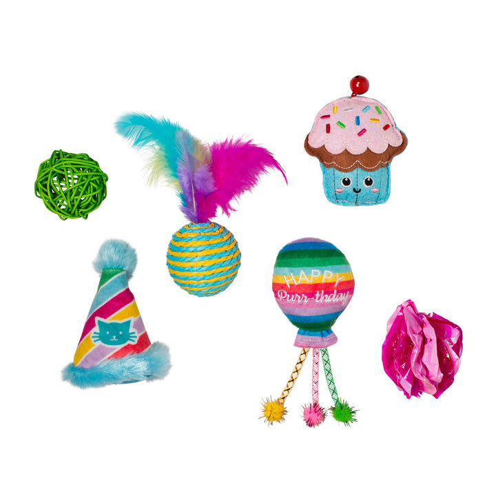Happy Purrthday Cat Toy